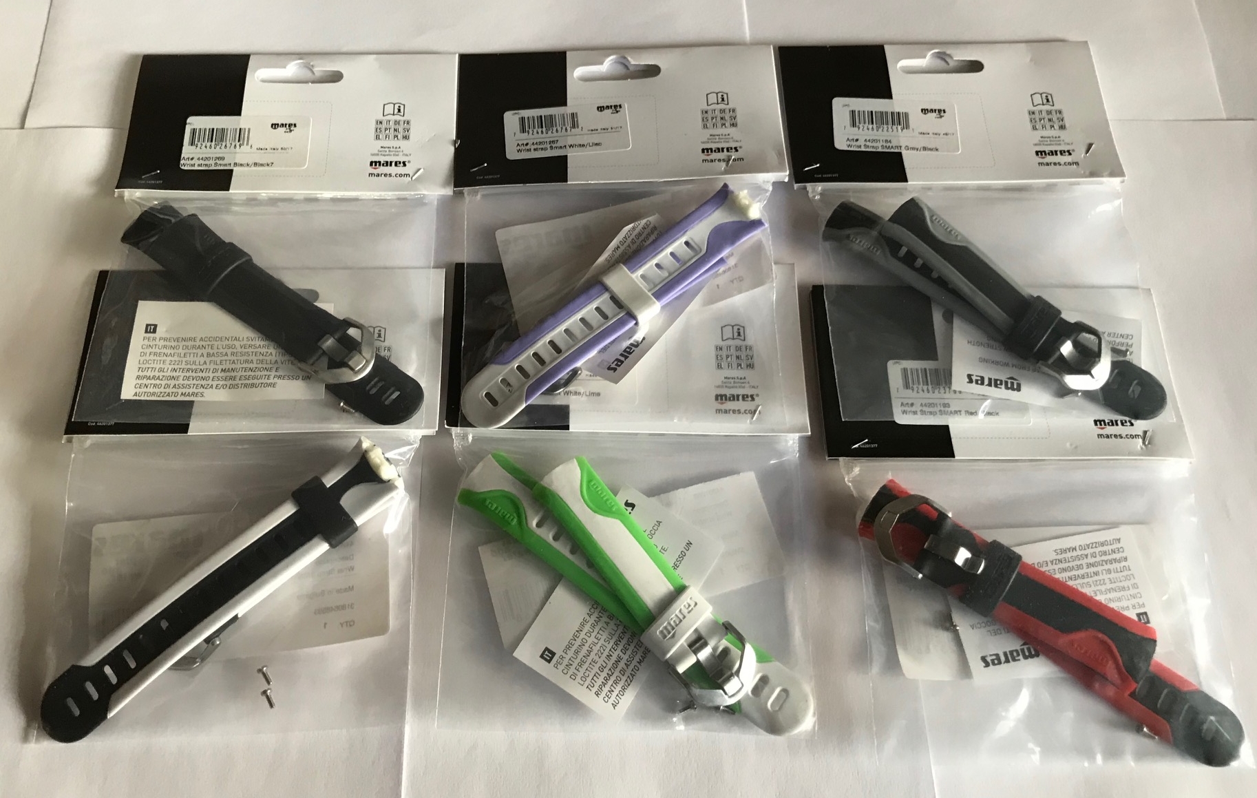 44201_smart_armbaender_set Mares SMART Ersatzarmband für Tauchcomputer SMART