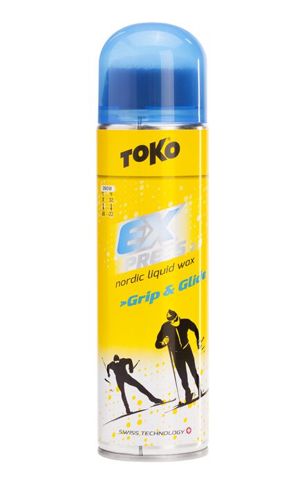 5509266_express_grip_glide_200ml_blauerdeckel1 TOKO EXPRESS Grip & Glide Flüssigskiwachs für Langlaufski Skiwachs