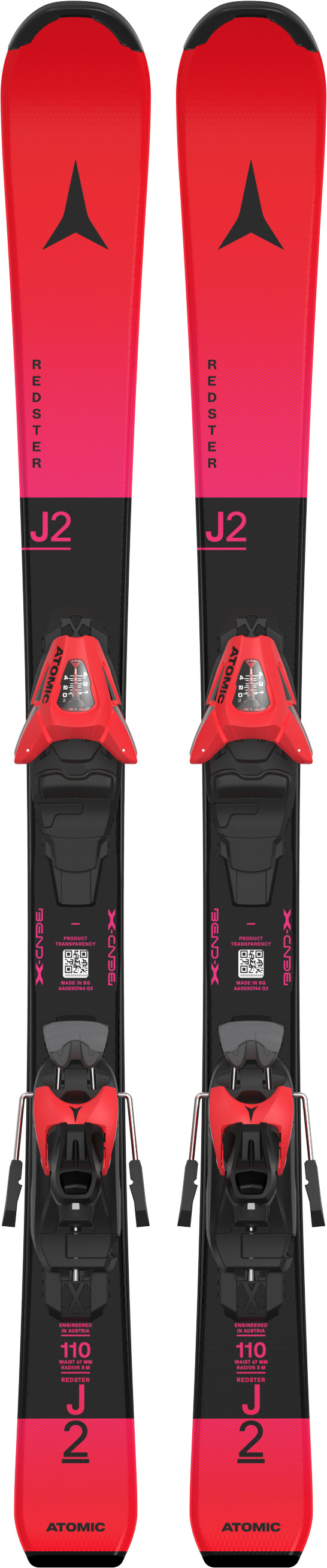ATOMIC REDSTER J2 100-120 mit C 5 GW Bindung Kinderski Collection 2026  ATOMIC REDSTER J2 100-120 mit C 5 GW Bindung Kinderski Collection 2026