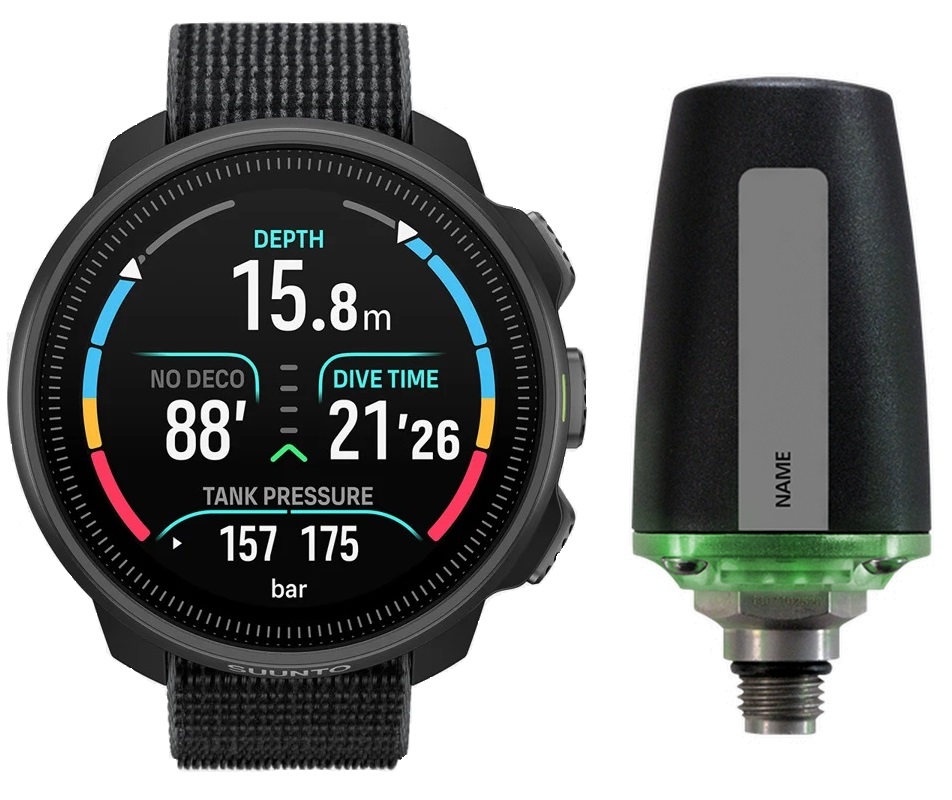 Suunto NAUTIC S Tauchcomputer mit oder ohne Sender TANK POD 