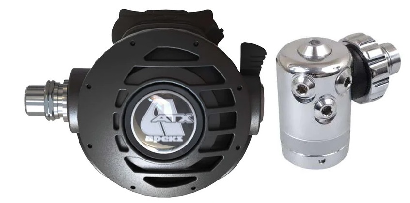 Apeks ATX40 mit DS4 Kaltwasser Atemregler Lungenautomat  Apeks ATX40 mit DS4 Kaltwasser Atemregler Lungenautomat