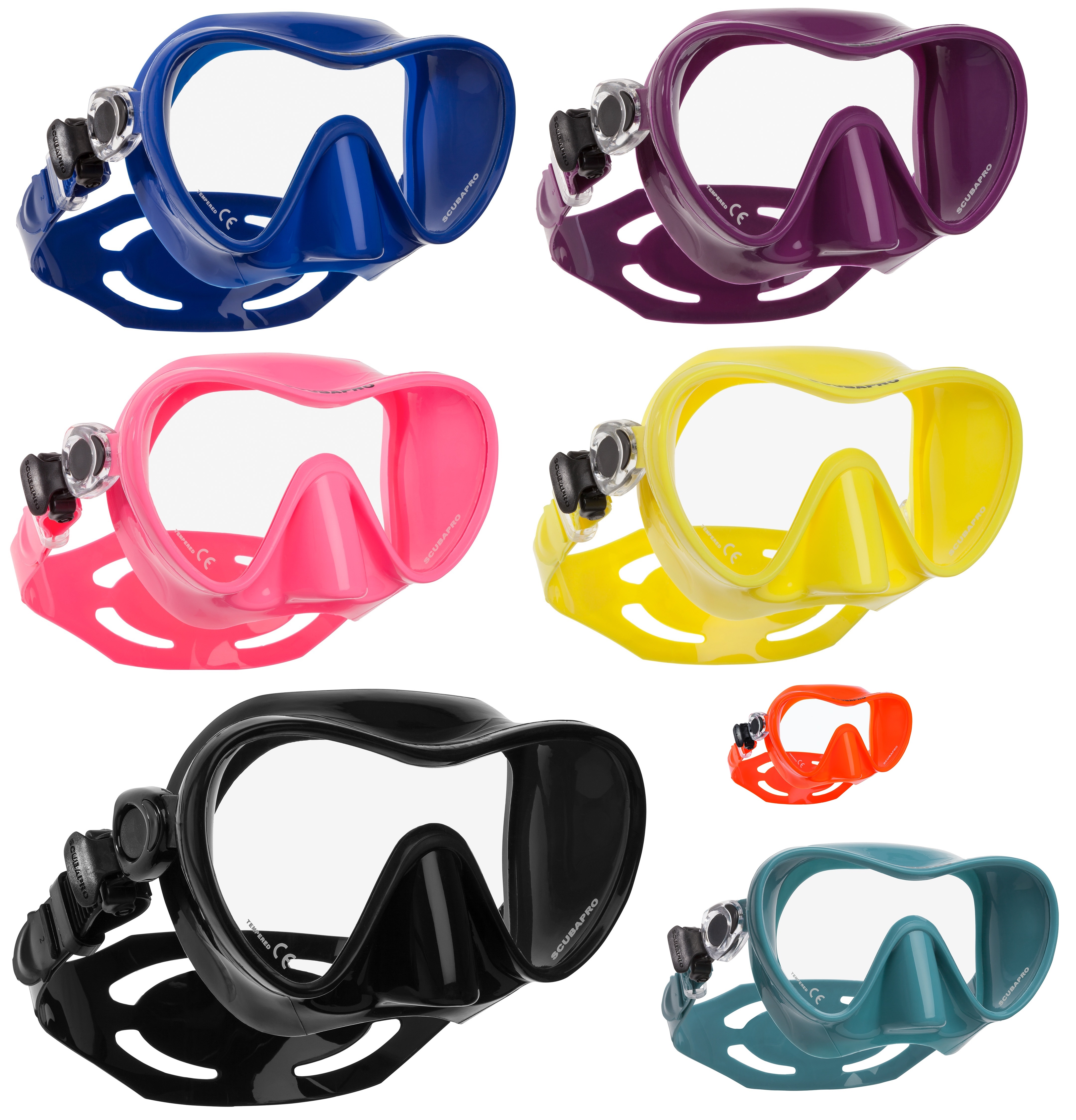 Scubapro TRINIDAD 3 Einglas Tauchmaske Schnorchelmaske Taucherbrille