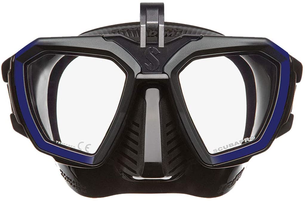 Scubapro D-Maske Tauchmaske mit Befestigungsadapter für HUD Tauchcomputer