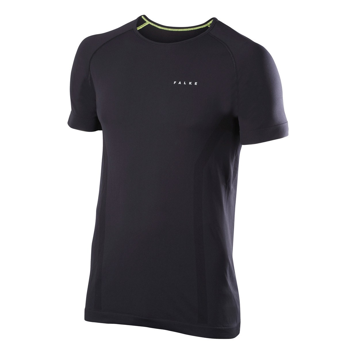 39612_men_shortsleeve_shirt_black_2017_1 FALKE MEN SHORTSLEEVED SHIRT COMFORT WARM