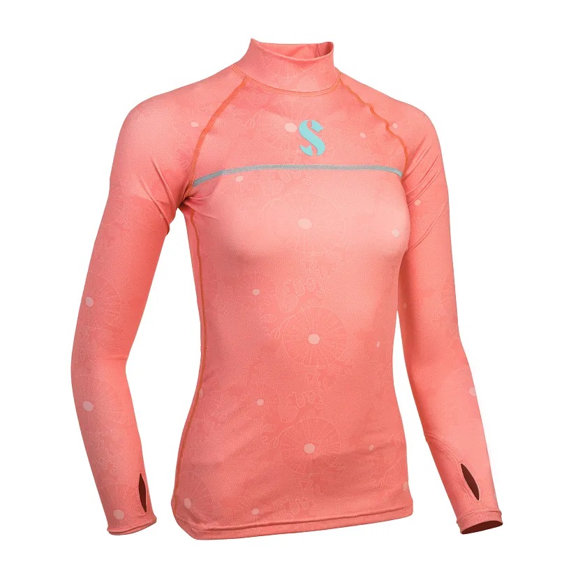 Scubapro T-FLEX CORAL RASH GUARD Langsam Damen UPF 50 UV-Shirt Collection 2026 