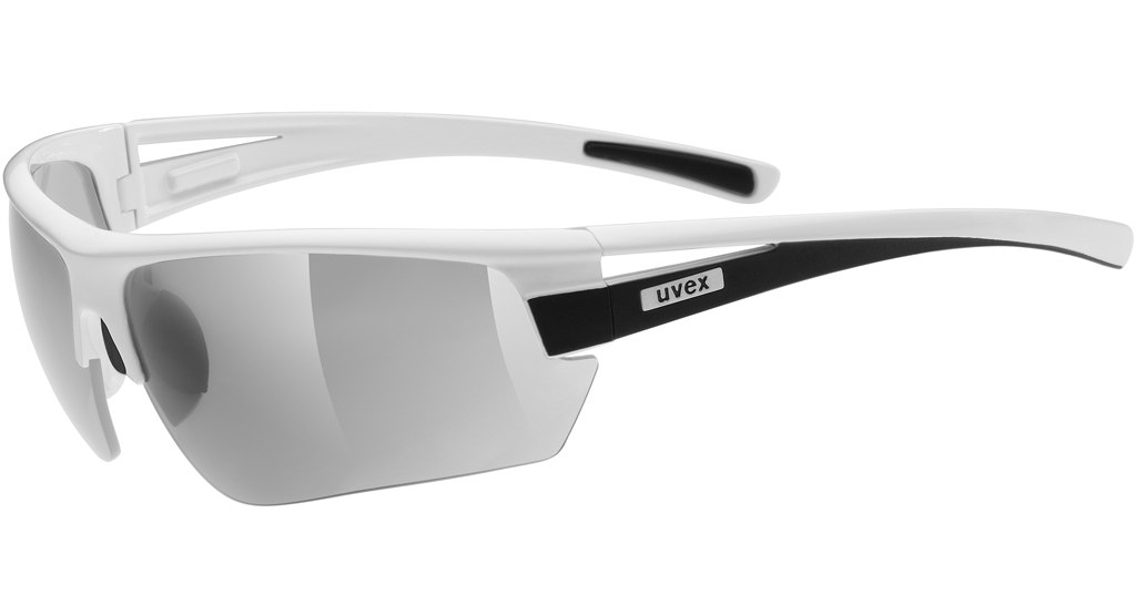 gravicwhiteblack UVEX GRAVIC SET Radbrille Sportbrille Sonnenbrille mit Wechselscheiben