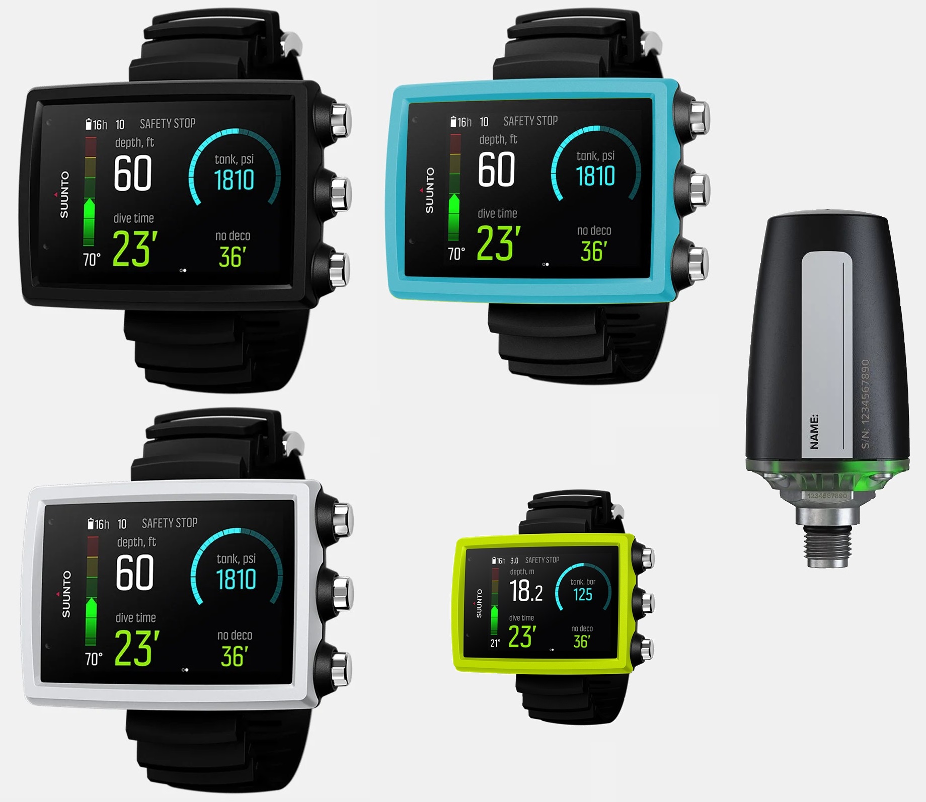 Suunto EON CORE Tauchcomputer mit Sender TANK POD