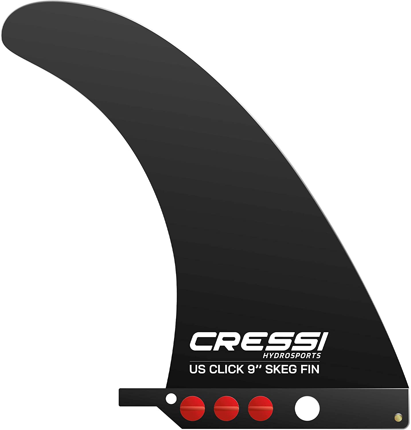 NO000109_US_QUICK_SKEG_9 CRESSI US QUICK SKEG Fin 9'' Starre abnehmbare Driftflosse 23 cm für SUP