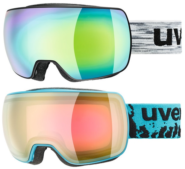 S5501307030_compact_fm_petrol_mat_set UVEX COMPACT FM FULL MIRROR Skibrille Snowboardbrille