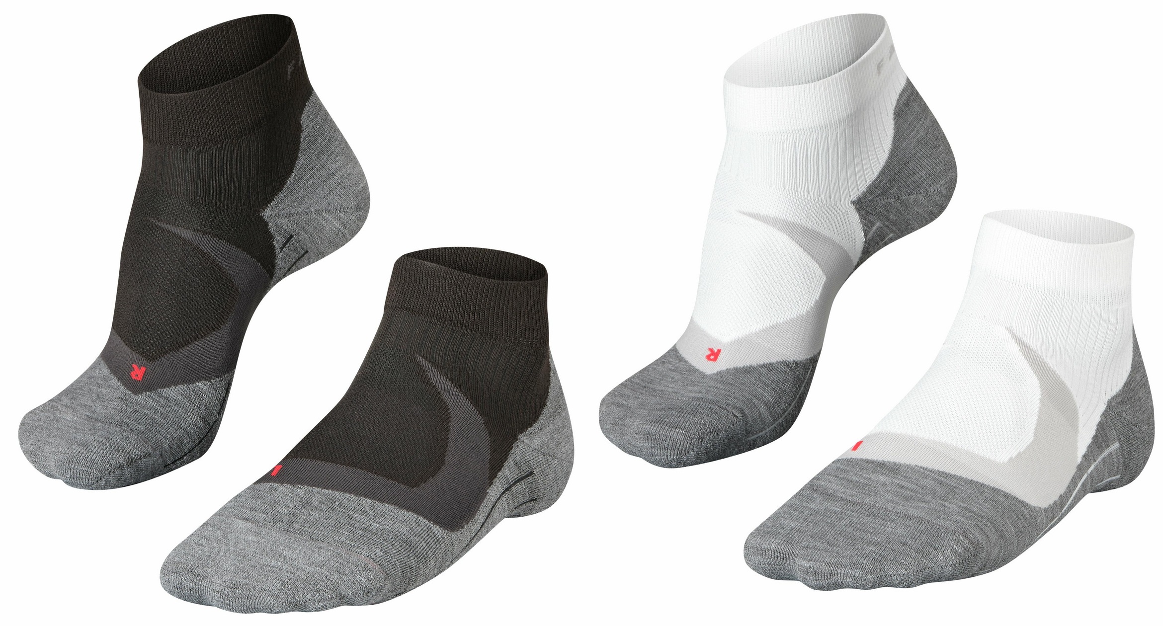 16748_3010_black_mix_set1 FALKE RU4 Cool Short Herren Running Socken Laufsocken