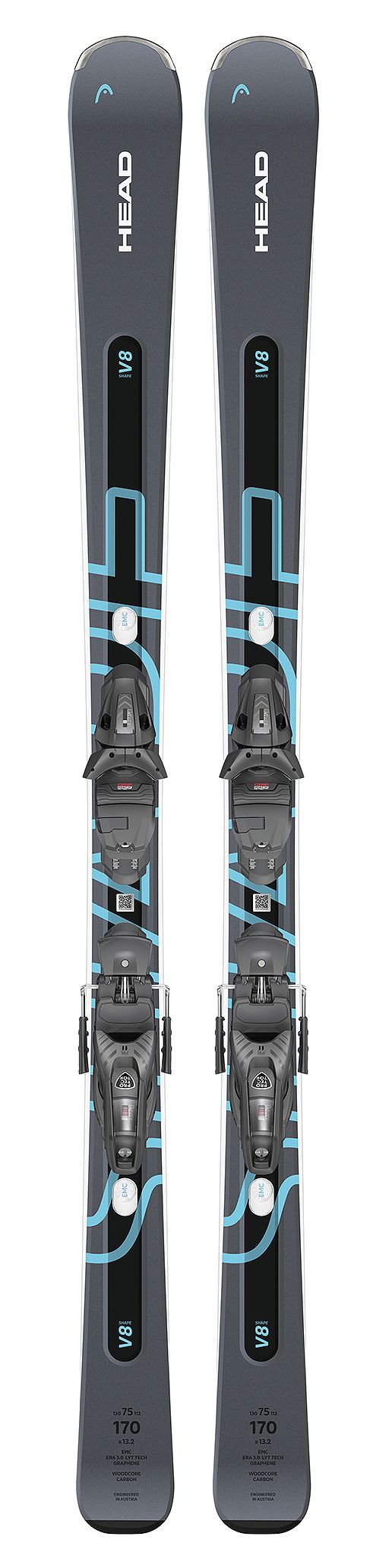 HEAD Shape e-V8 SW mit PR 11 GW Bindung Carvingski Pistenski Collection 2025 HEAD Shape e-V8 SW mit PR 11 GW Bindung Carvingski Pistenski Collection 2025