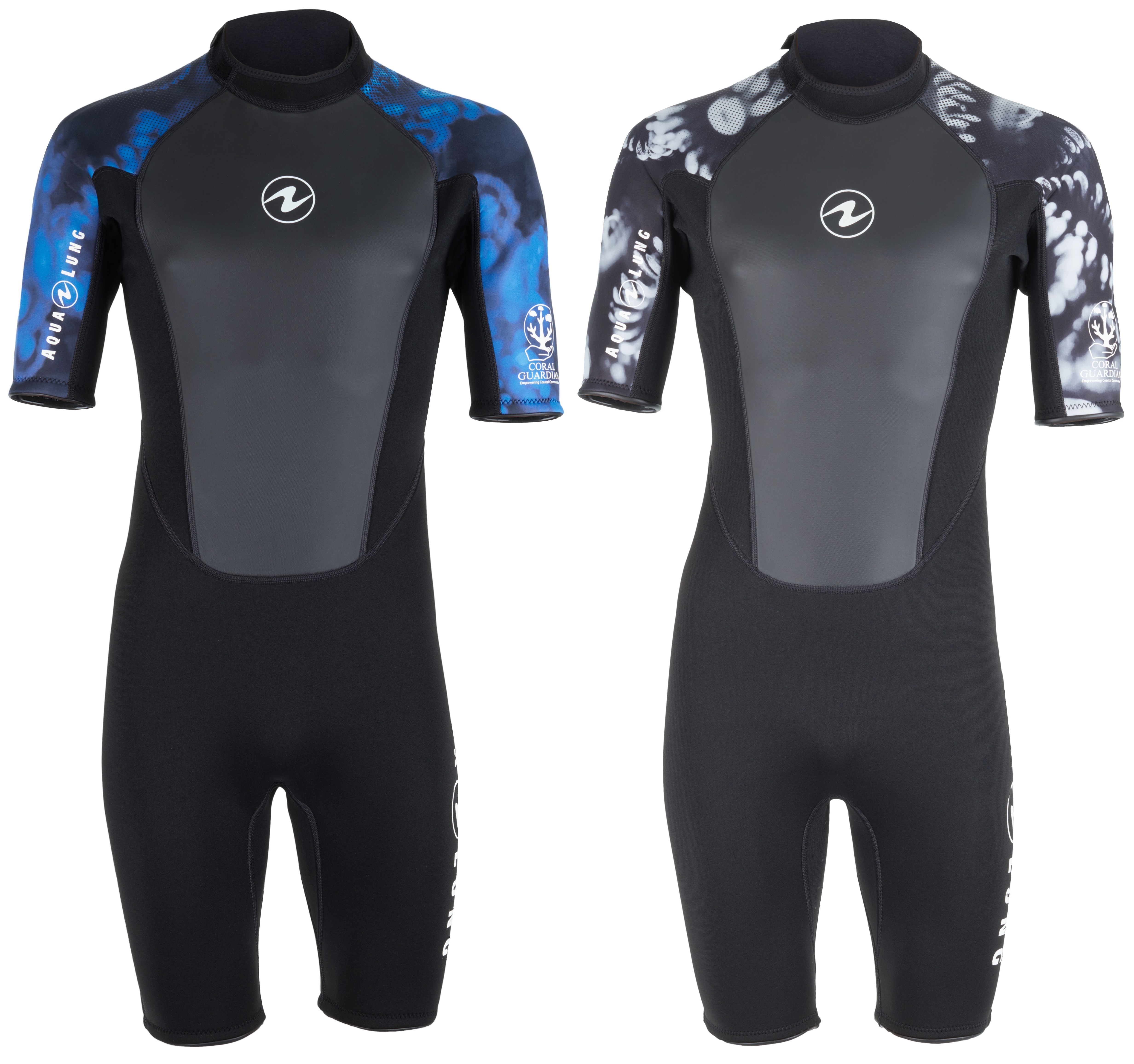 HYDROFLEX_SHORTY_MEN_BLUE_FRONT2 Aqualung HYDROFLEX 3 mm SHORTY Herren Shortie