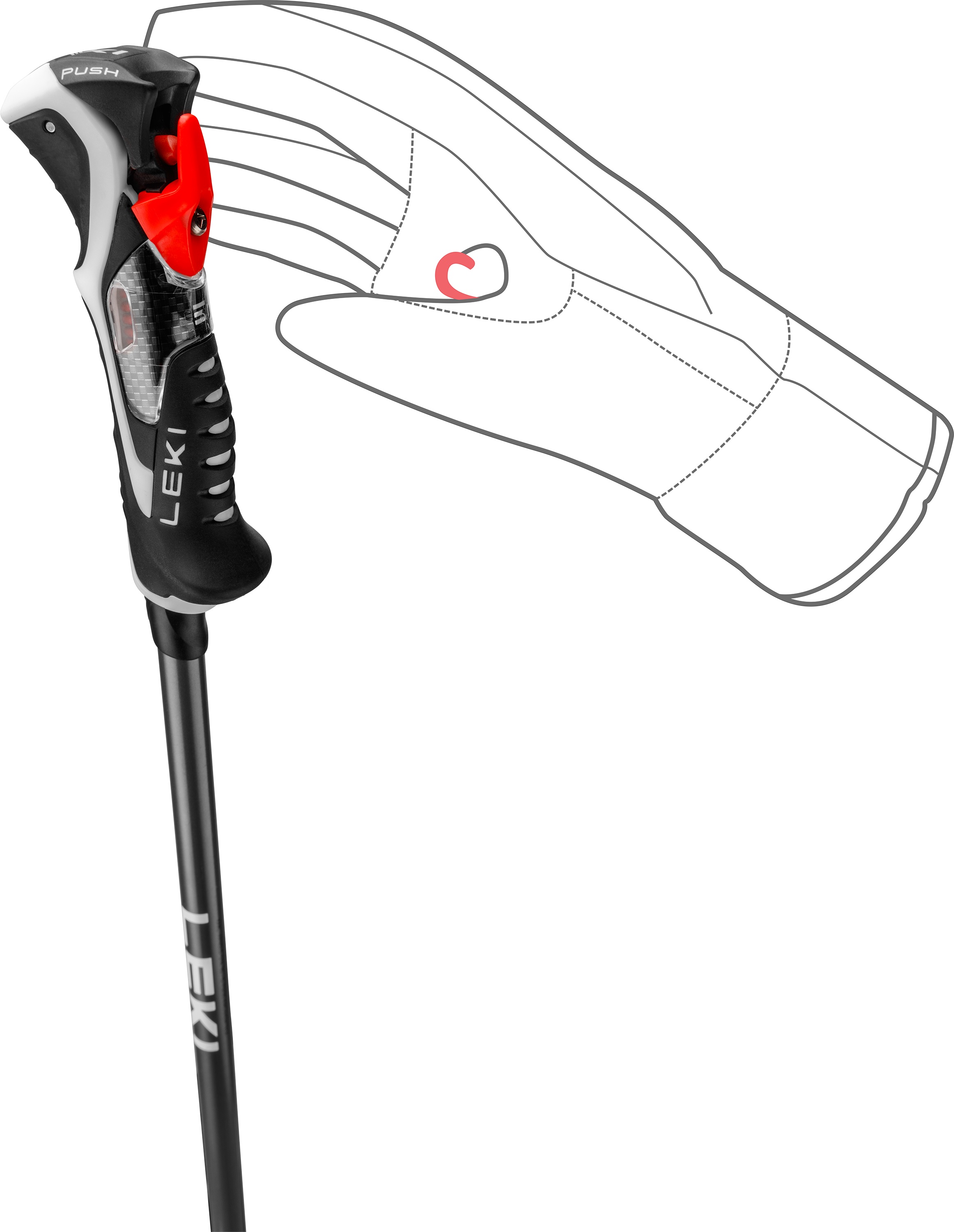 LEKI CARBON 14 3D Skistock Skistöcke mit Trigger 3D System Collection 2024