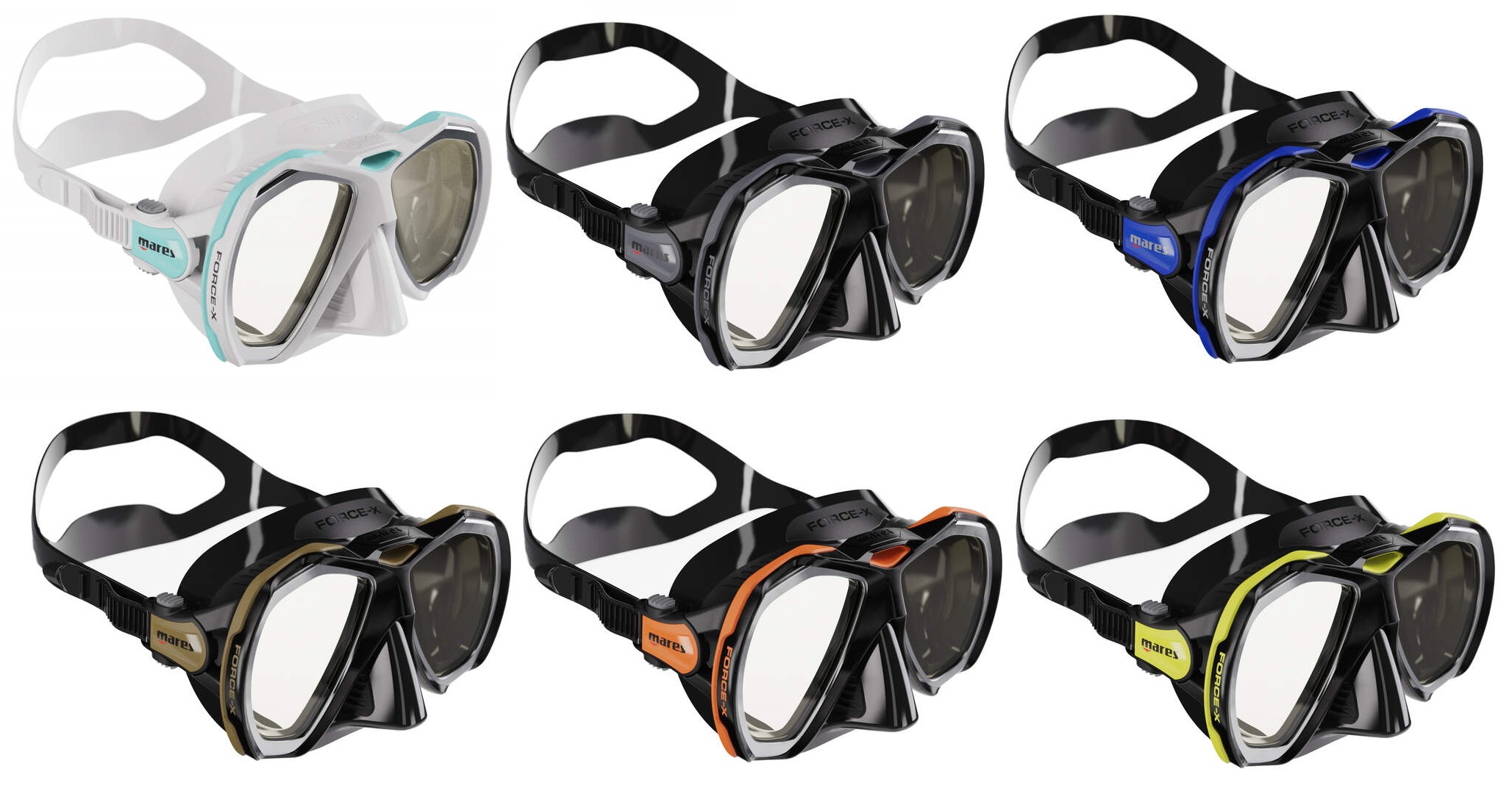 Mares FORCE-X Tauchmaske Taucherbrille Collection 2025 Mares FORCE-X Tauchmaske Taucherbrille Collection 2025
