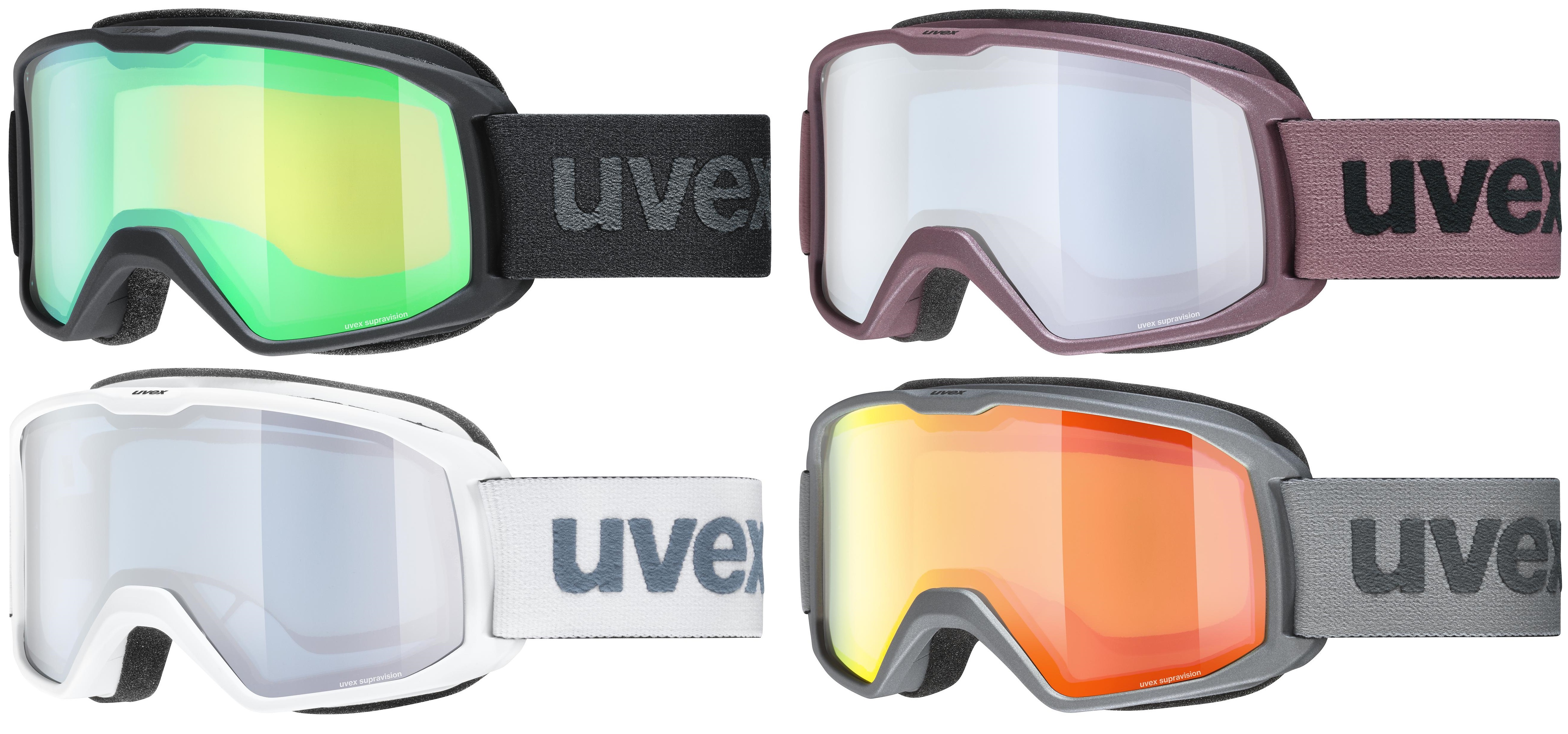 S5506402030_elemnt_FM_black_mat_2023_1 UVEX ELEMNT FM FULL MIRROR Skibrille Snowboardbrille Collection 2025