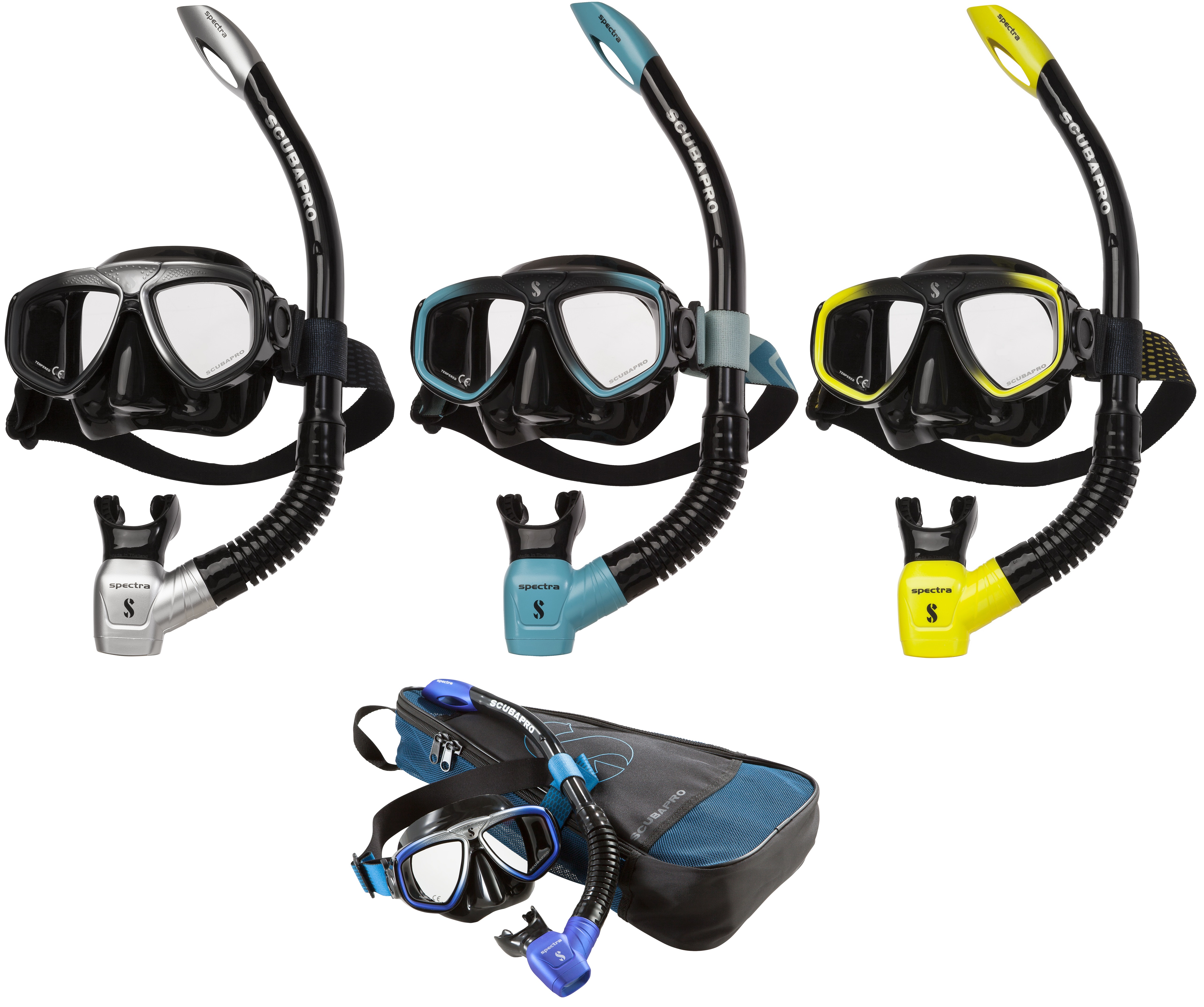 Scubapro ZOOM EVO COMBO SET mit Spectra Schnorchel Tauchmaske Scubapro ZOOM EVO COMBO SET mit Spectra Schnorchel Tauchmaske
