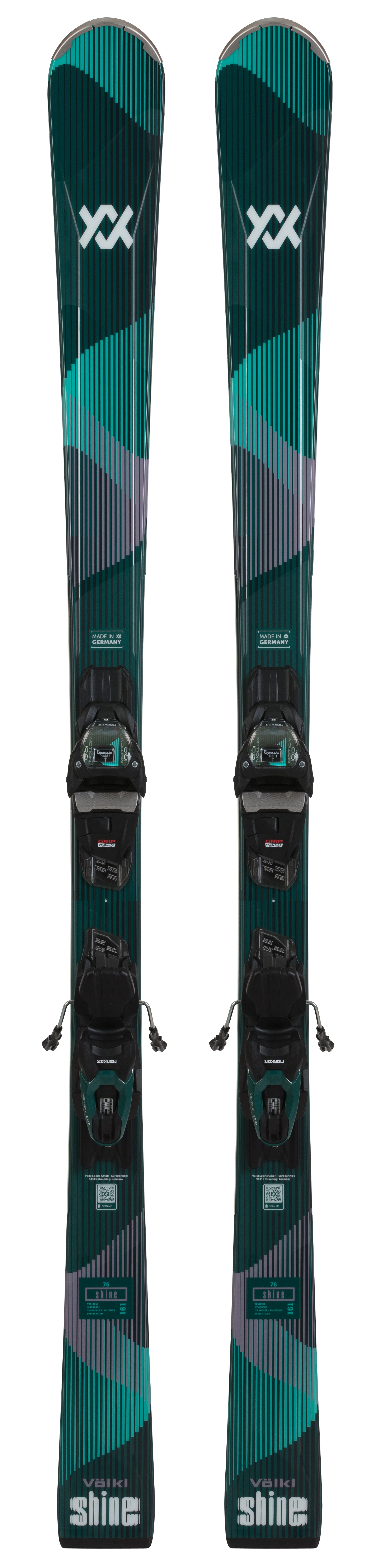 VÖLKL SHINE 76 Damenski mit Bindung VMOTION 10 Pistenski Collection 2026  VÖLKL SHINE 76 Damenski mit Bindung VMOTION 10 Pistenski Collection 2026