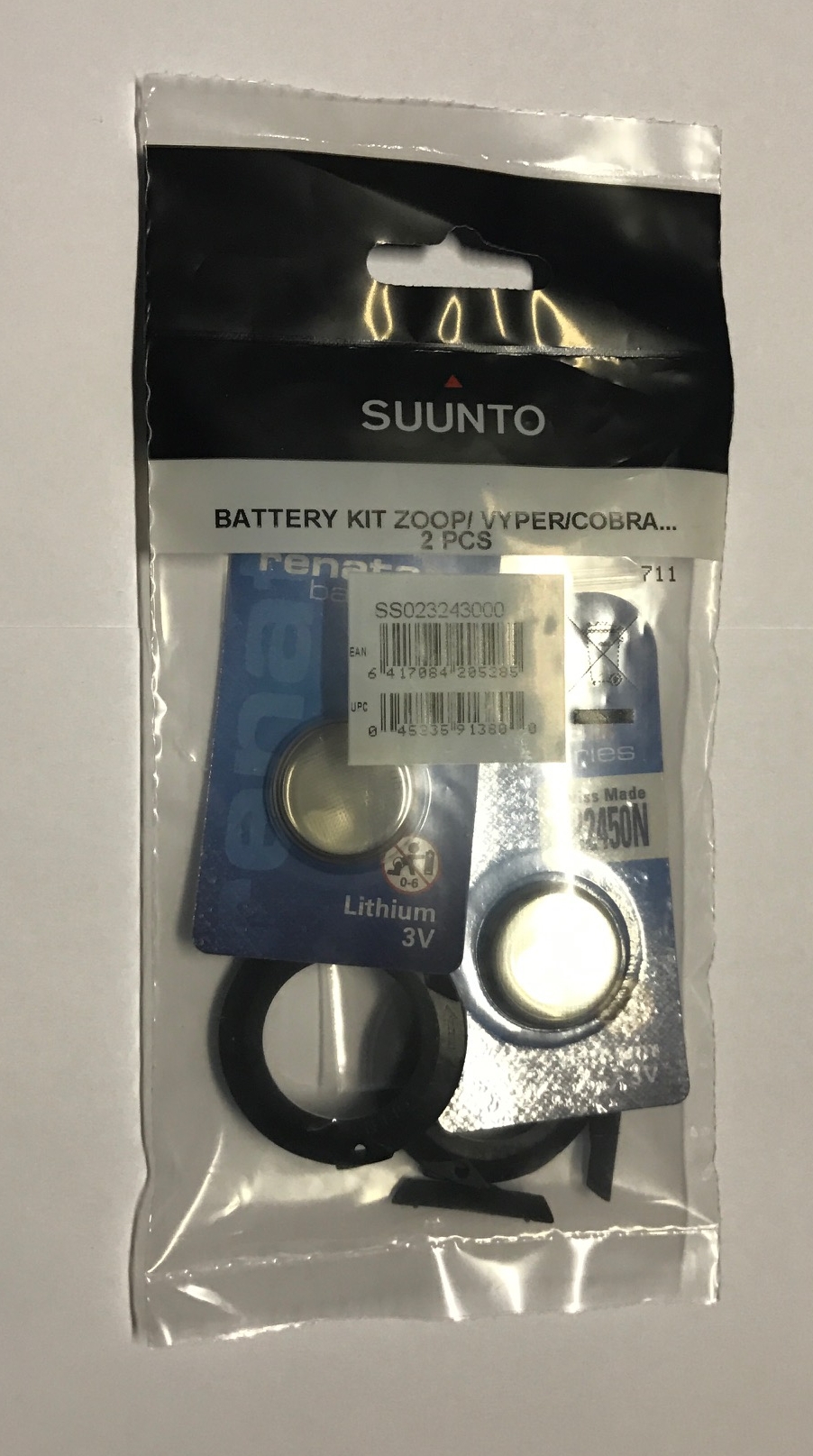 Suunto Batteriewechselsätze für Gekko ZOOP Vyper Cobra Vytec - 2 Stück