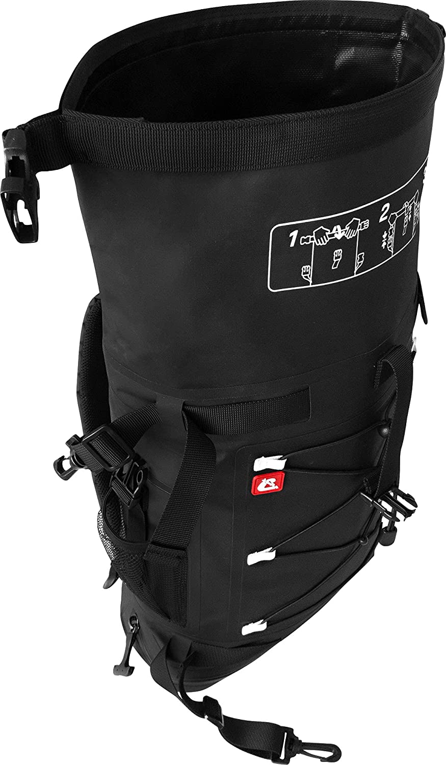 CRESSI Spidy Dry Deckpack Black 25 L Wasserdichter Rucksack für SUP's