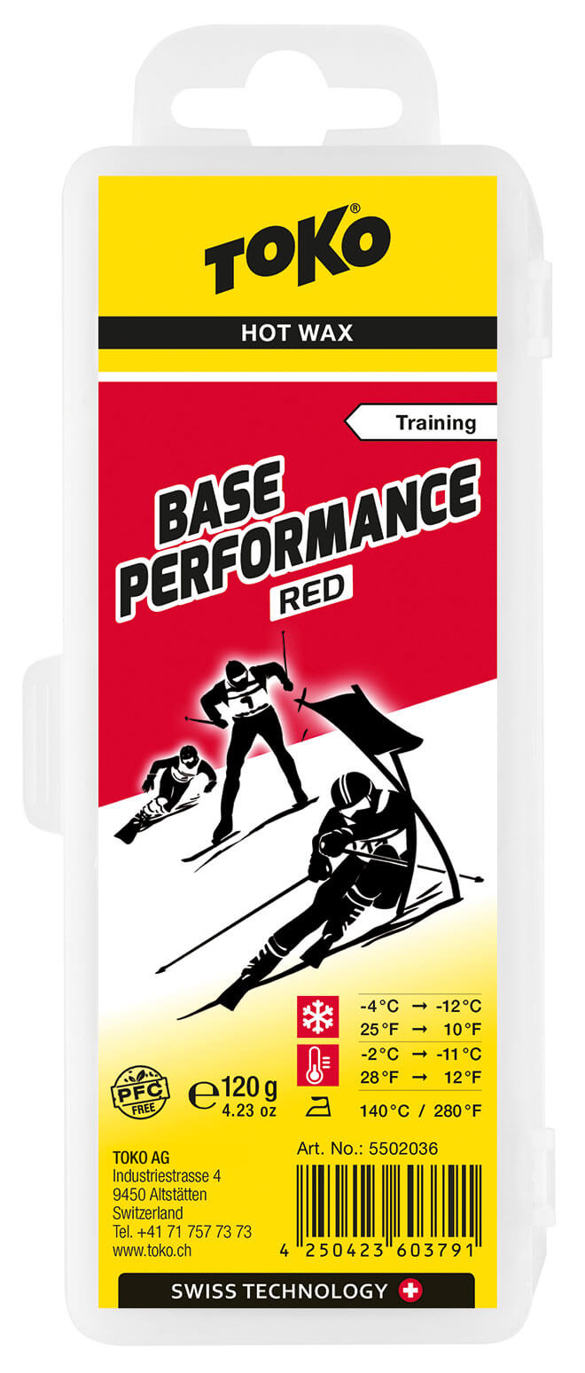 5502036_base_performance_red_120_g2020 TOKO BASE PERFORMANCE Hot Wax red 120g Skiwachs Skiwax