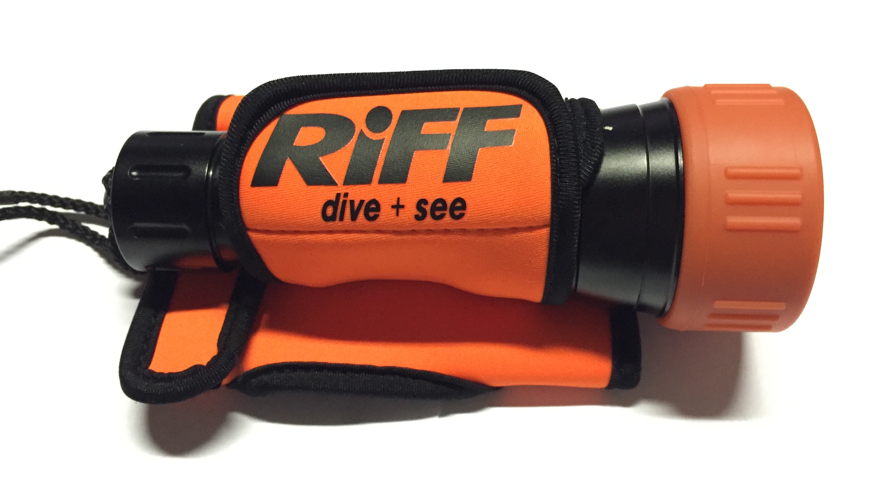 RIFF Handschlaufe für RIFF uvm. Tauchlampen (orange)