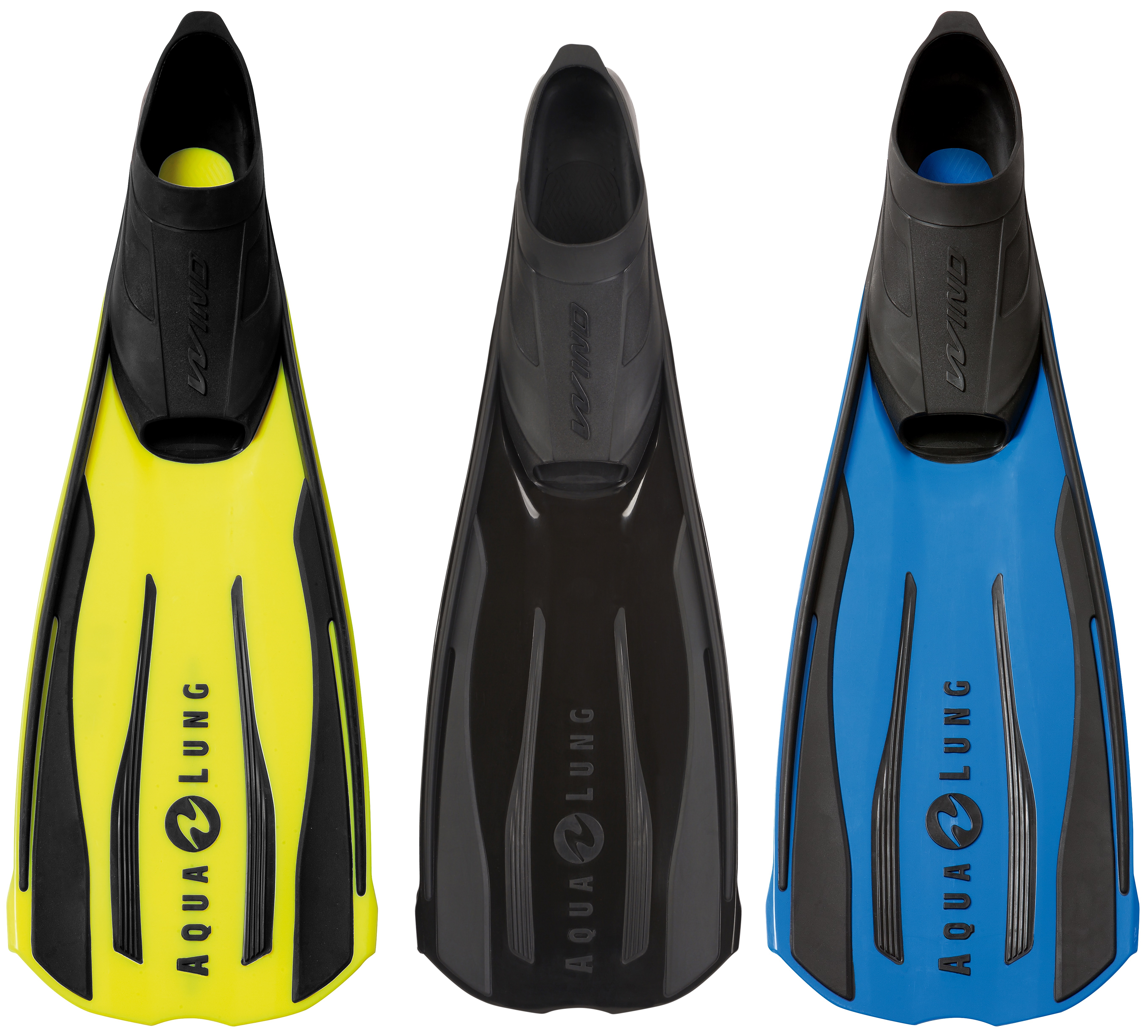 Wind_HotLime3 Aqualung WIND Vollfußflosse Schnorchelflosse