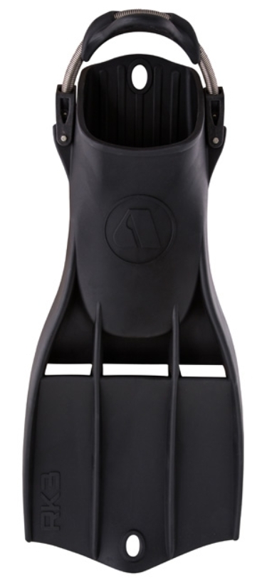 apeks_rk3_hd_black Apeks RK3 HD Geräteflosse mit Spring Straps
