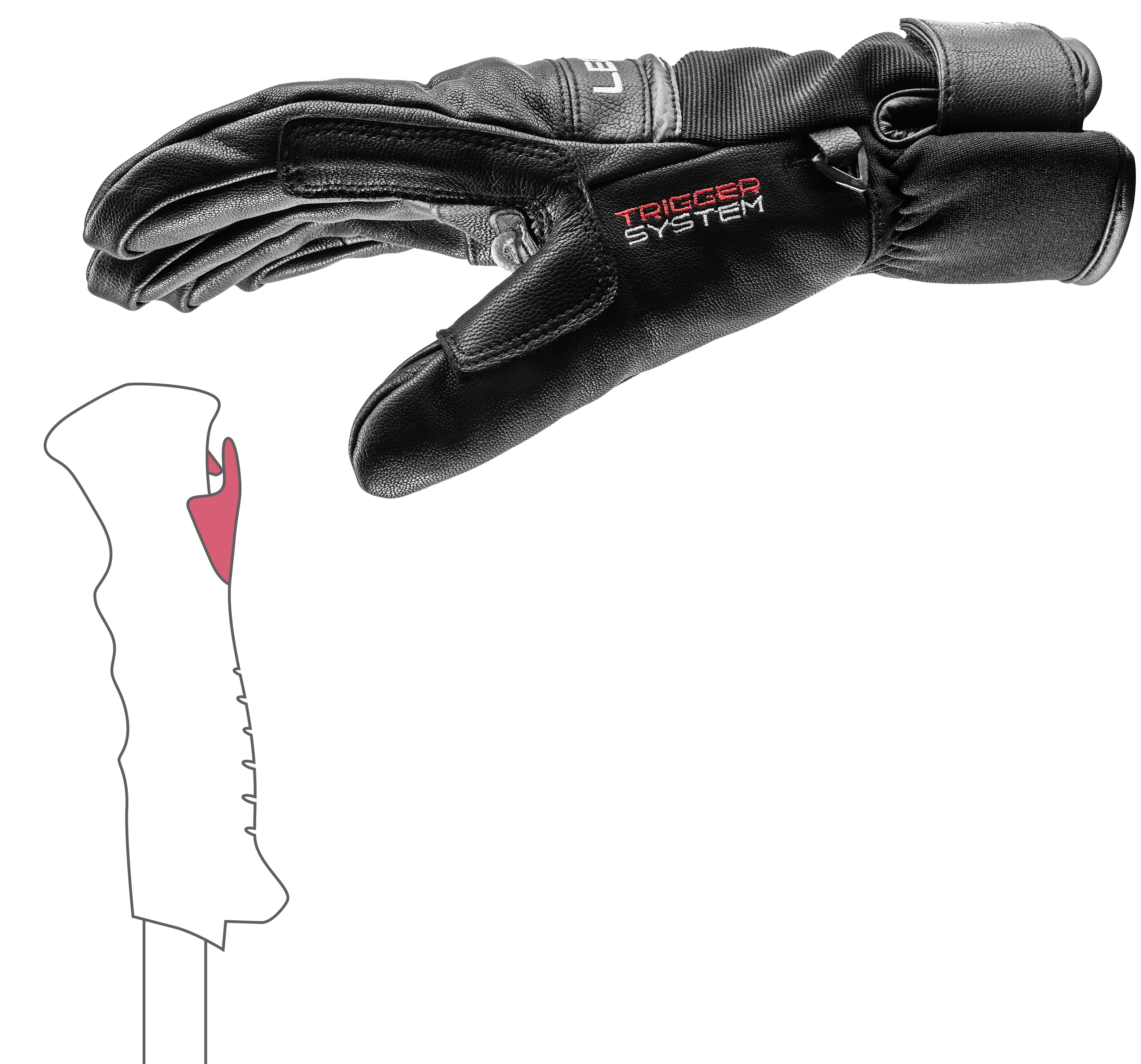 LEKI LIGHTNING 3D Skihandschuh mit Trigger System UNISEX Collection 2024