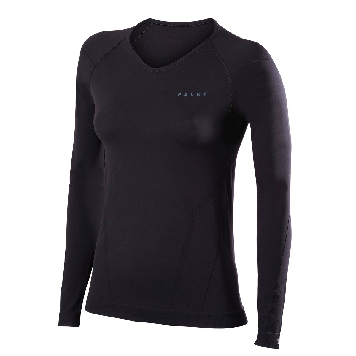 39110_women_shirt_black_2017 FALKE WOMEN LONGSLEEVED SHIRT COMFORT WARM