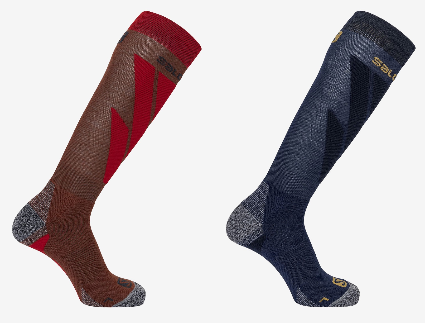 LC1449100_s_access_2pack_madder_brown_2021 SALOMON S/ACCESS Skisocken Skistrümpfe Kniestrümpfe 2er Pack Collection 2021