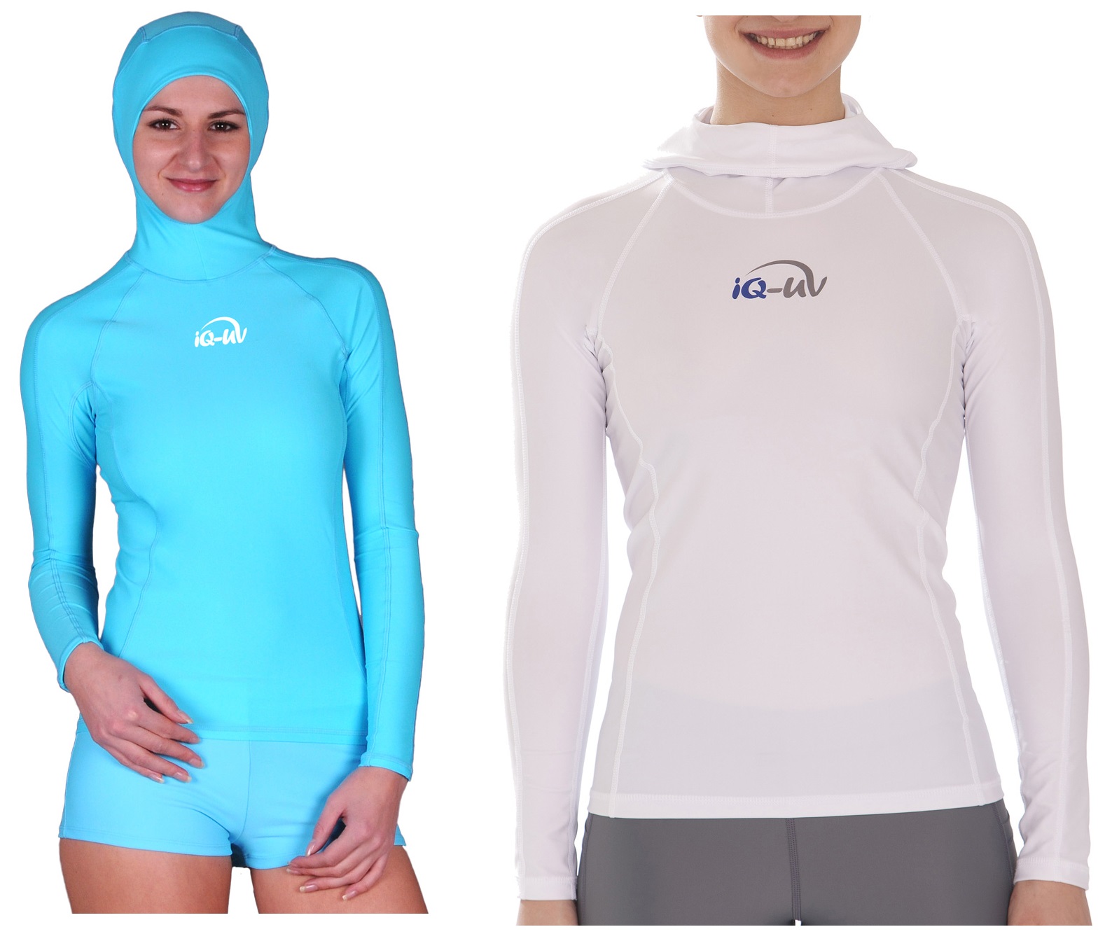 669122_2518_tur_1set IQ UV 50+ Kapuzenshirt Hoddie Slim Fit Hooded Longsleeve Damen Langarm UV Shirt