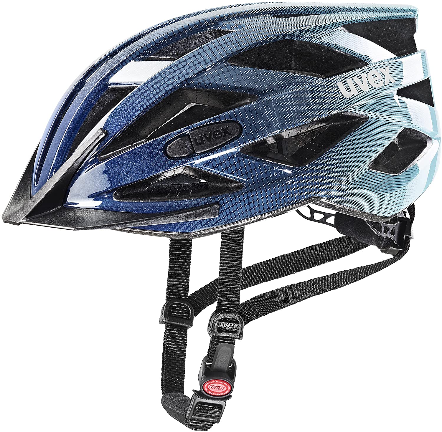 iVO_deep_space_aqua_1 UVEX i-vo Radhelm Fahrradhelm UNISEX