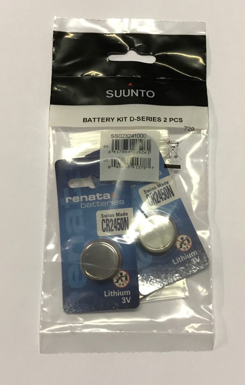 Suunto Batteriewechselsätze für D-SERIES D4 D4i D6 D6i D9 D9tx - 2 Stück