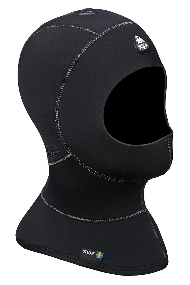 waterproofkopfhaubeH1 Waterproof H1 3/5 mm Kopfhaube mit Ventil aus Neopren