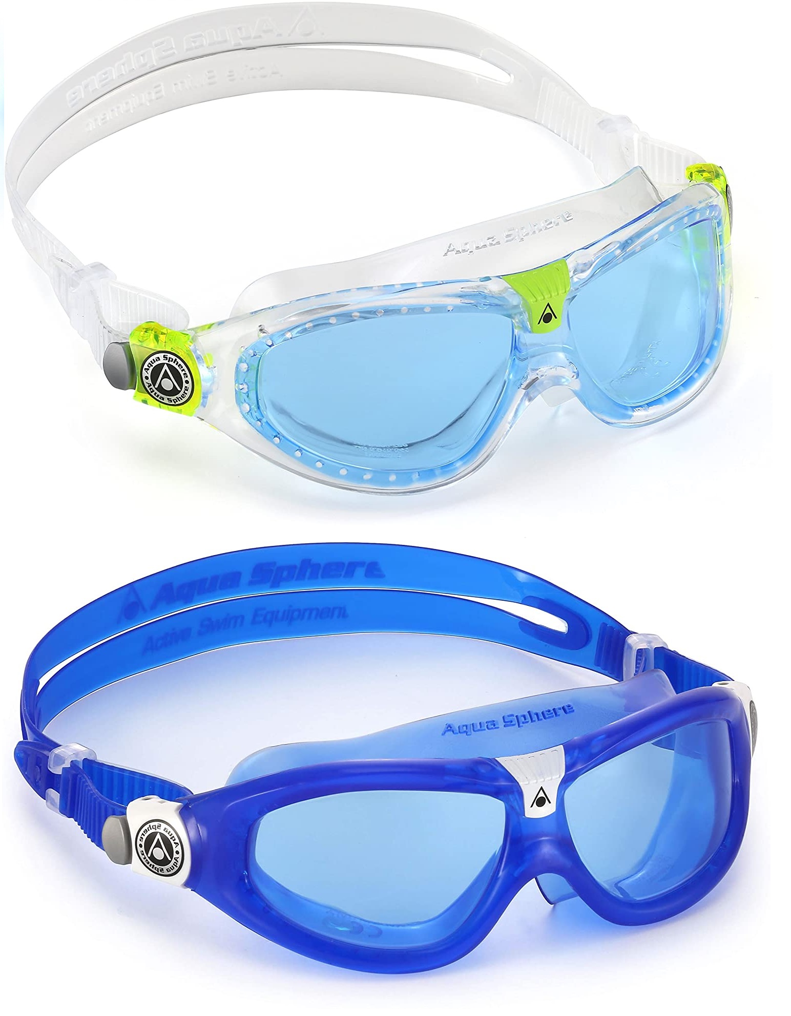 MS162134_SealKid2_getoent_Blue_Aqua_Lime_set Aqua Sphere SEAL KID 2 getönte Schwimmbrille für Kinder und Jugendliche