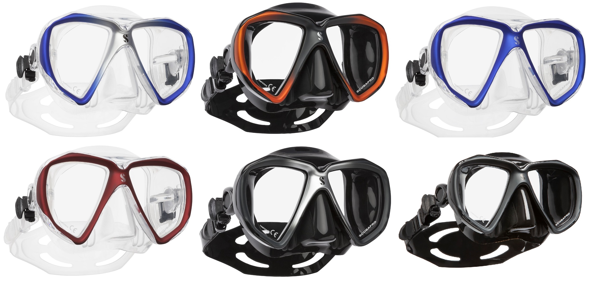 spectrabronzeschwarz_set Scubapro SPECTRA Tauchmaske