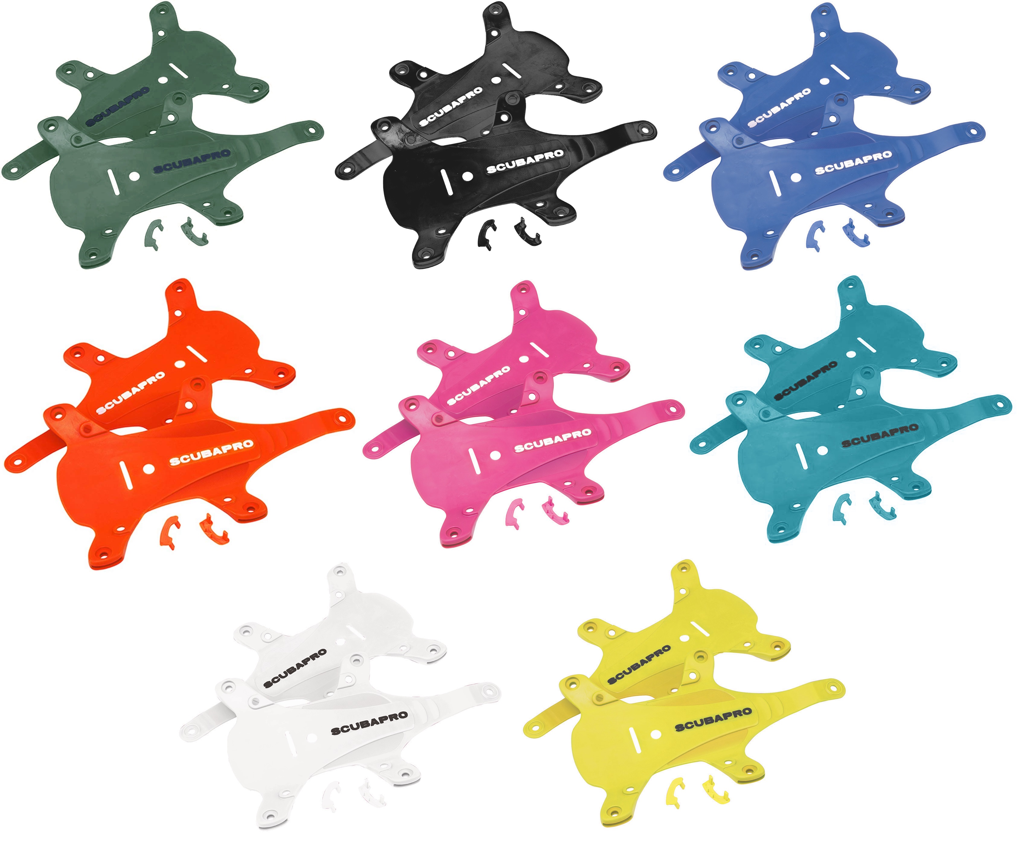 Hydros_ColorKits_ARMYGREEN_set Scubapro HYDROS PRO COLOR KIT für HYDROS Tarierweste Taucherjacket