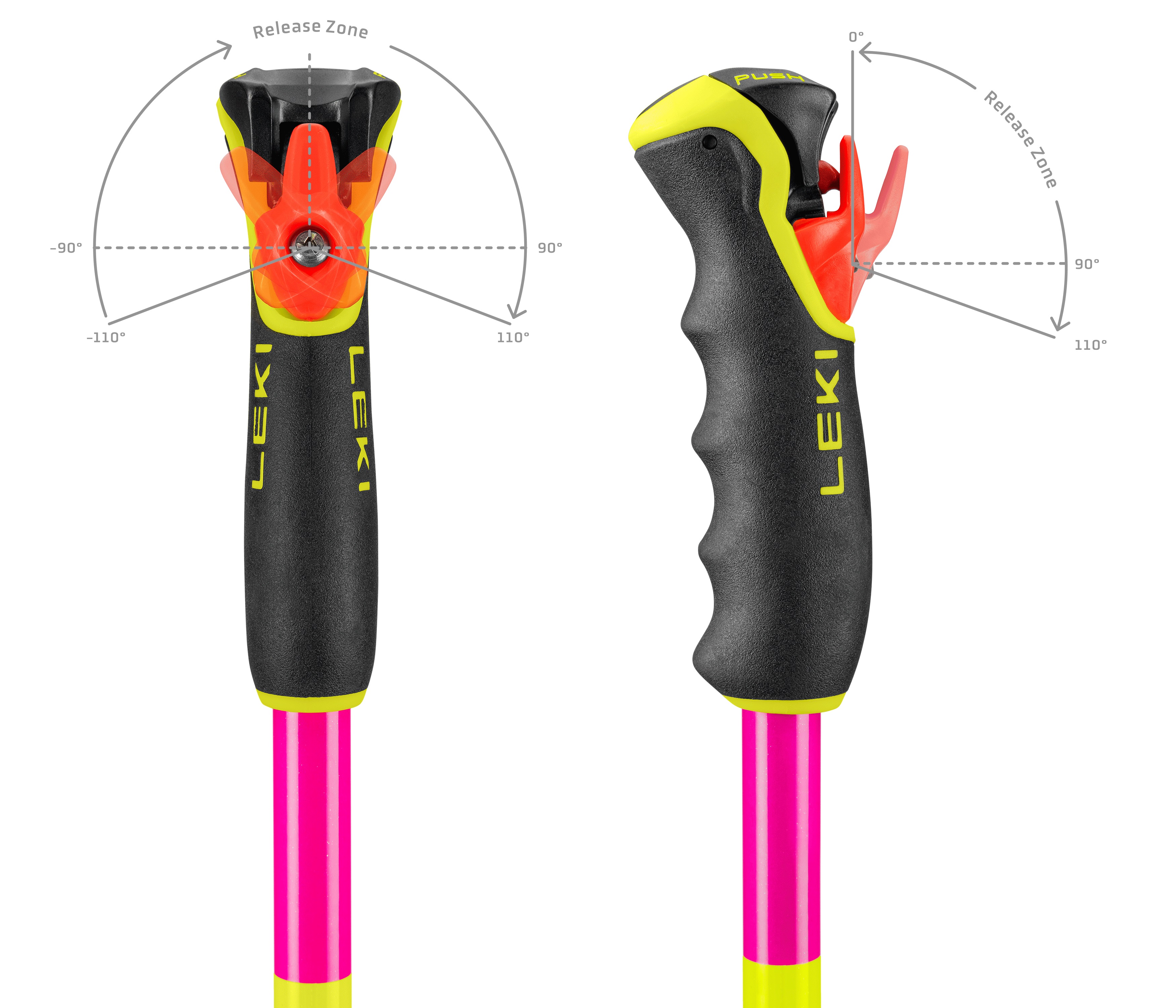 LEKI SPITFIRE VARIO 3D Skistock mit Trigger 3D Pro System Skistöcke