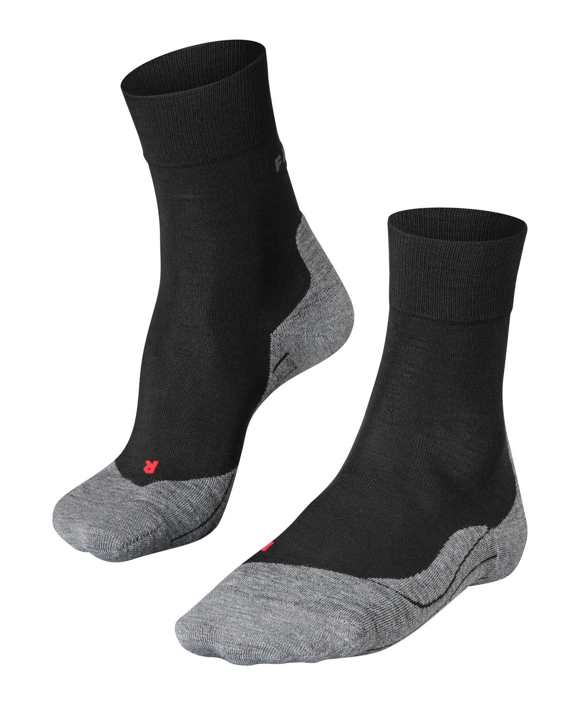 RU4_Wool_herren_blackmix_2023 FALKE RU4 WOOL Herren Running Socken Laufsocken