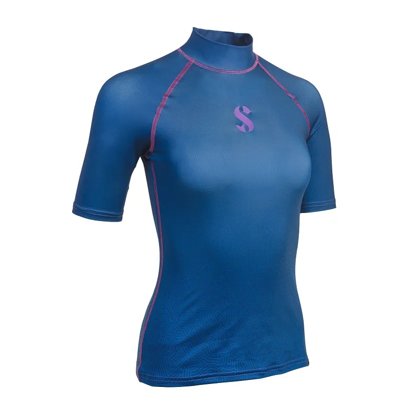 Scubapro T-FLEX OCEAN RASH GUARD Kurzarm Damen UPF 50 UV-Shirt Collection 2026