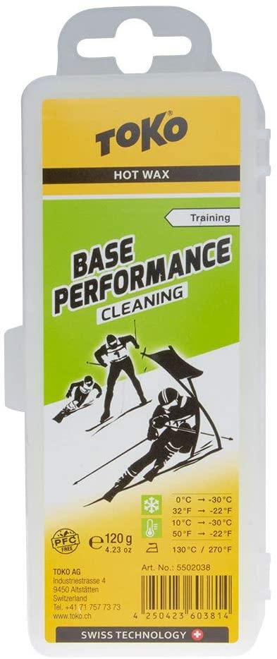 TOKO BASE PERFORMANCE Hot Wax cleaning 120g Skiwachs