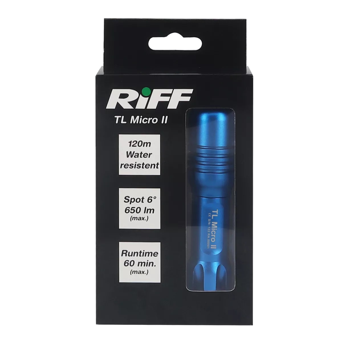 RIFF TL MICRO II Backup Mini Tauchlampe 650 Lumen Collection 2024