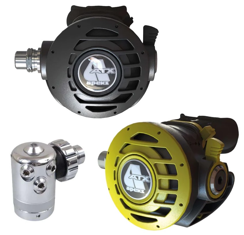 Apeks ATX40 mit Octopus ATX40 und DS4 Atemreglerset Lungenautomat  Apeks ATX40 mit Octopus ATX40 und DS4 Atemreglerset Lungenautomat