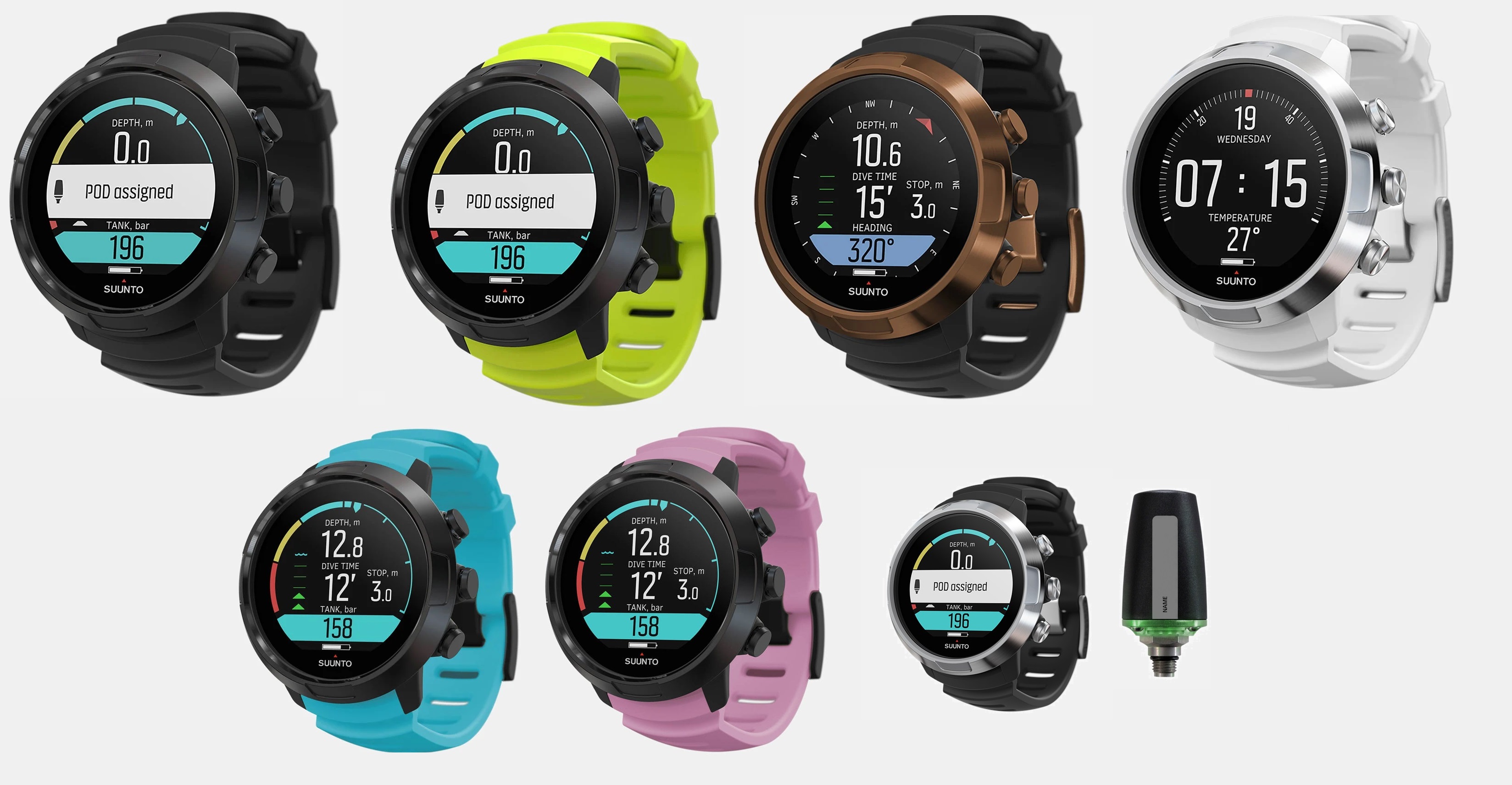 Suunto D5 Tauchcomputer mit TANK POD Sender