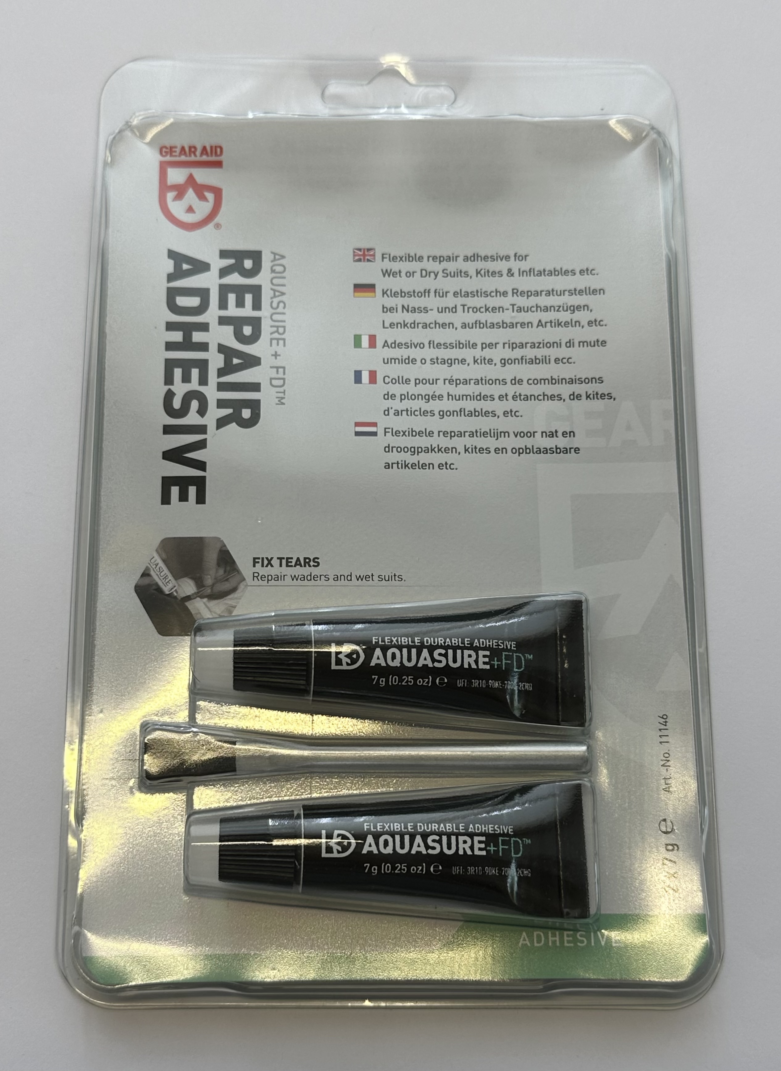 aquasure2x7g Gear Aid 2x7g Aquasure Neoprenkleber Reparaturkleber für Wassersport