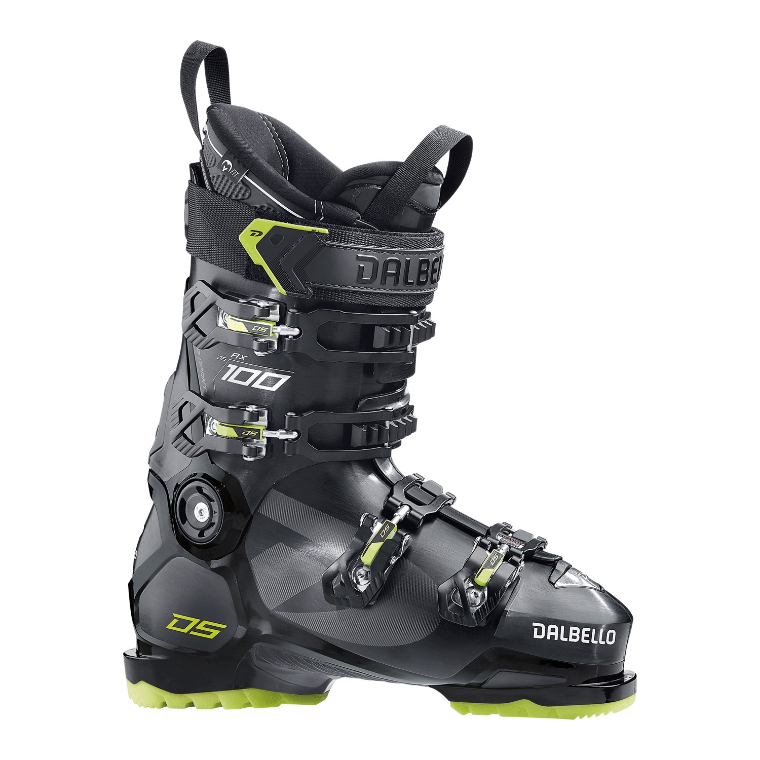 D2004002_00_DS-AX-100-Black-Acid-Green DALBELLO DS AX 100 GW Herrenskischuh UNISEX Skistiefel Collection 2022
