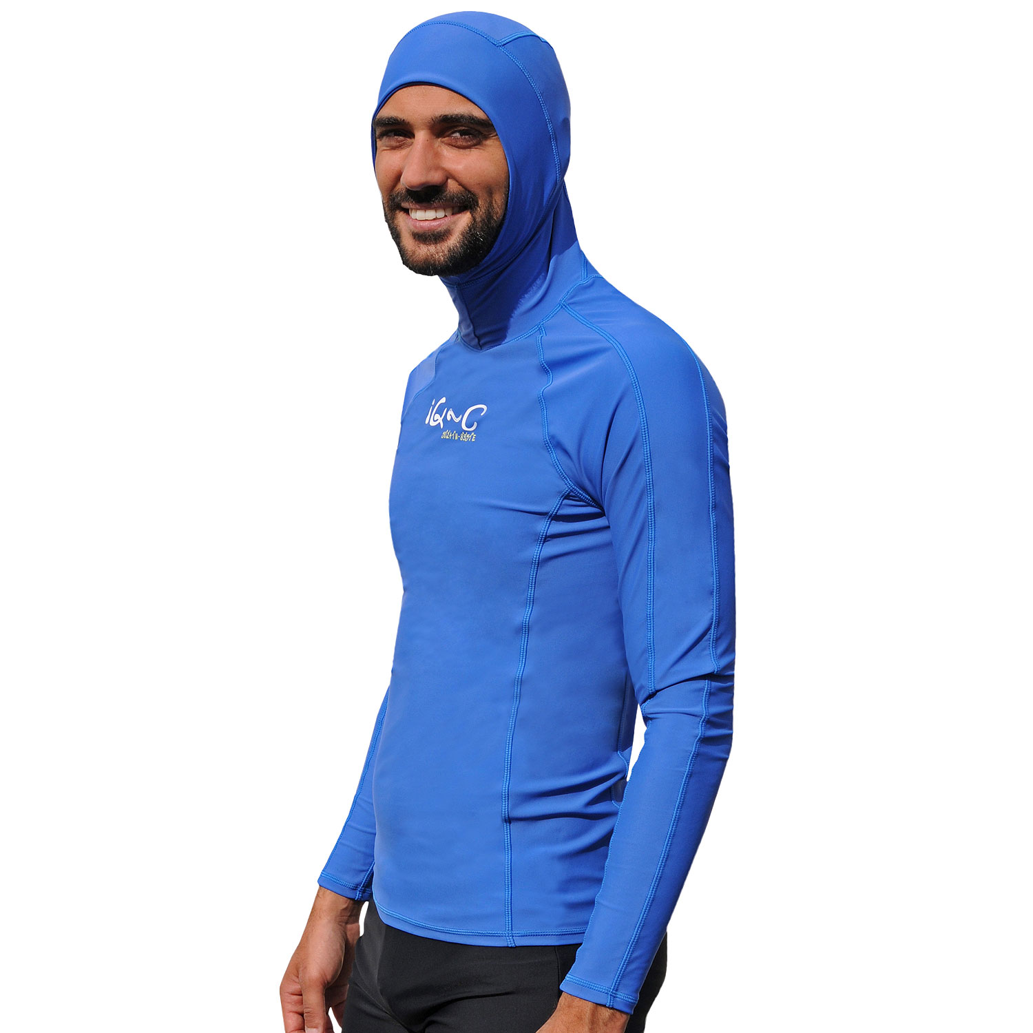 IQ UV 300 Hooded Shirt Langarm Herren UV Shirt