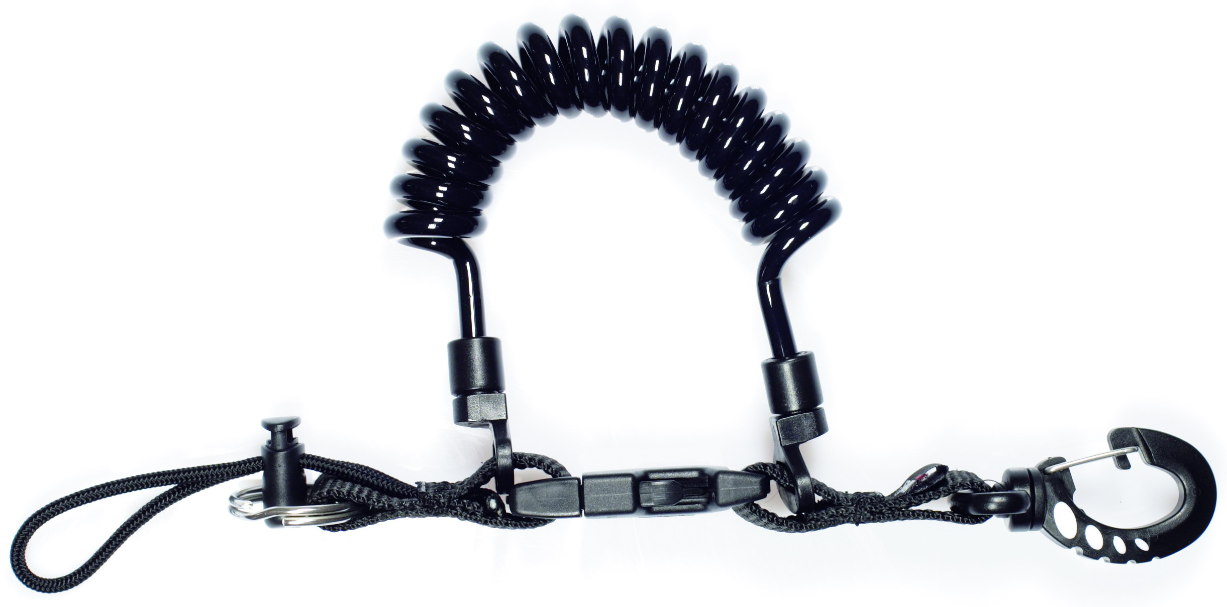 415717_Clip_Estensibile_con_Laccio Mares Spiralkabel mit Karabiner