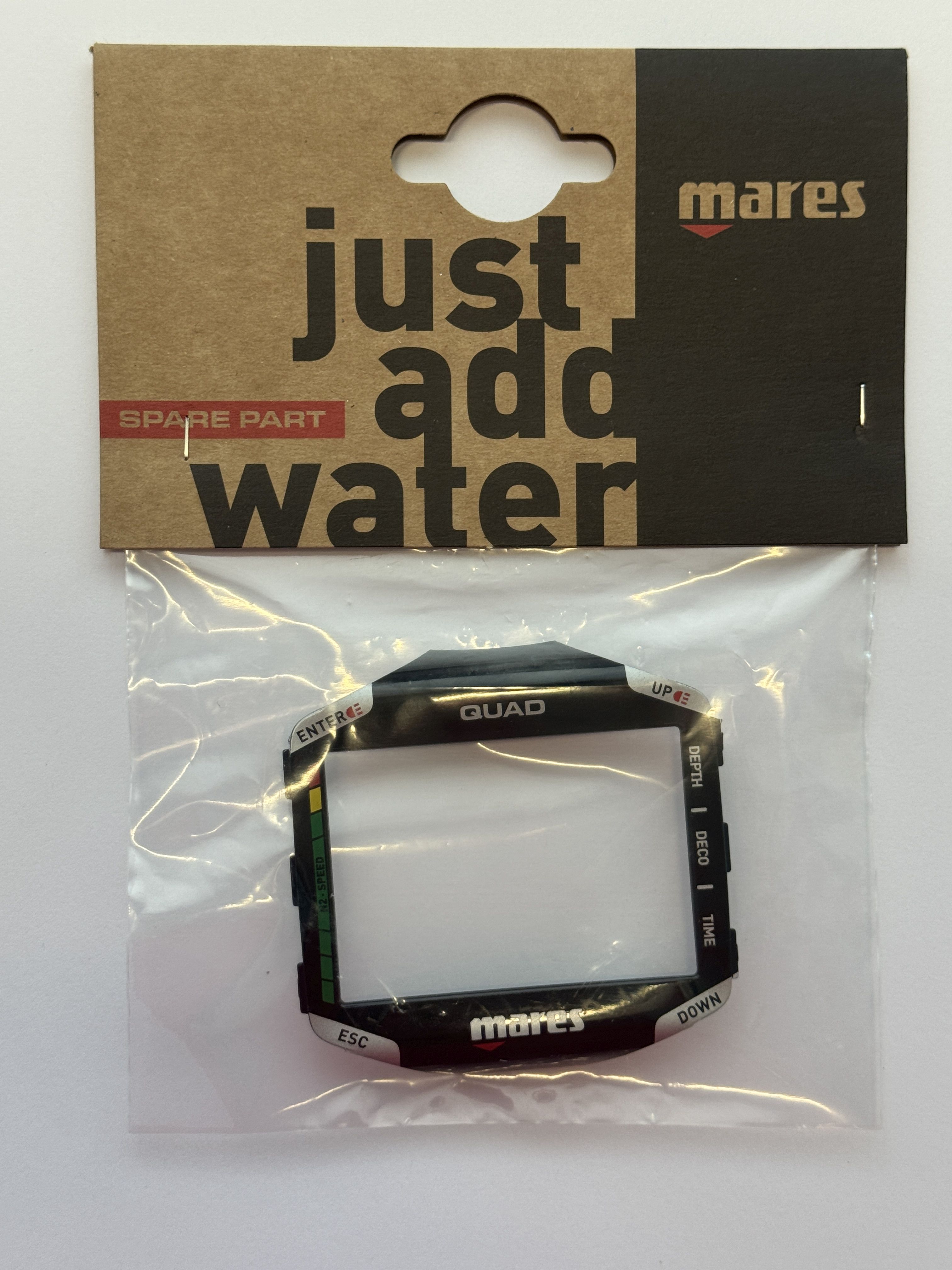 Mares QUAD FRONT COVER Frontdeckel Frontabdeckung für QUAD Tauchcomputer 