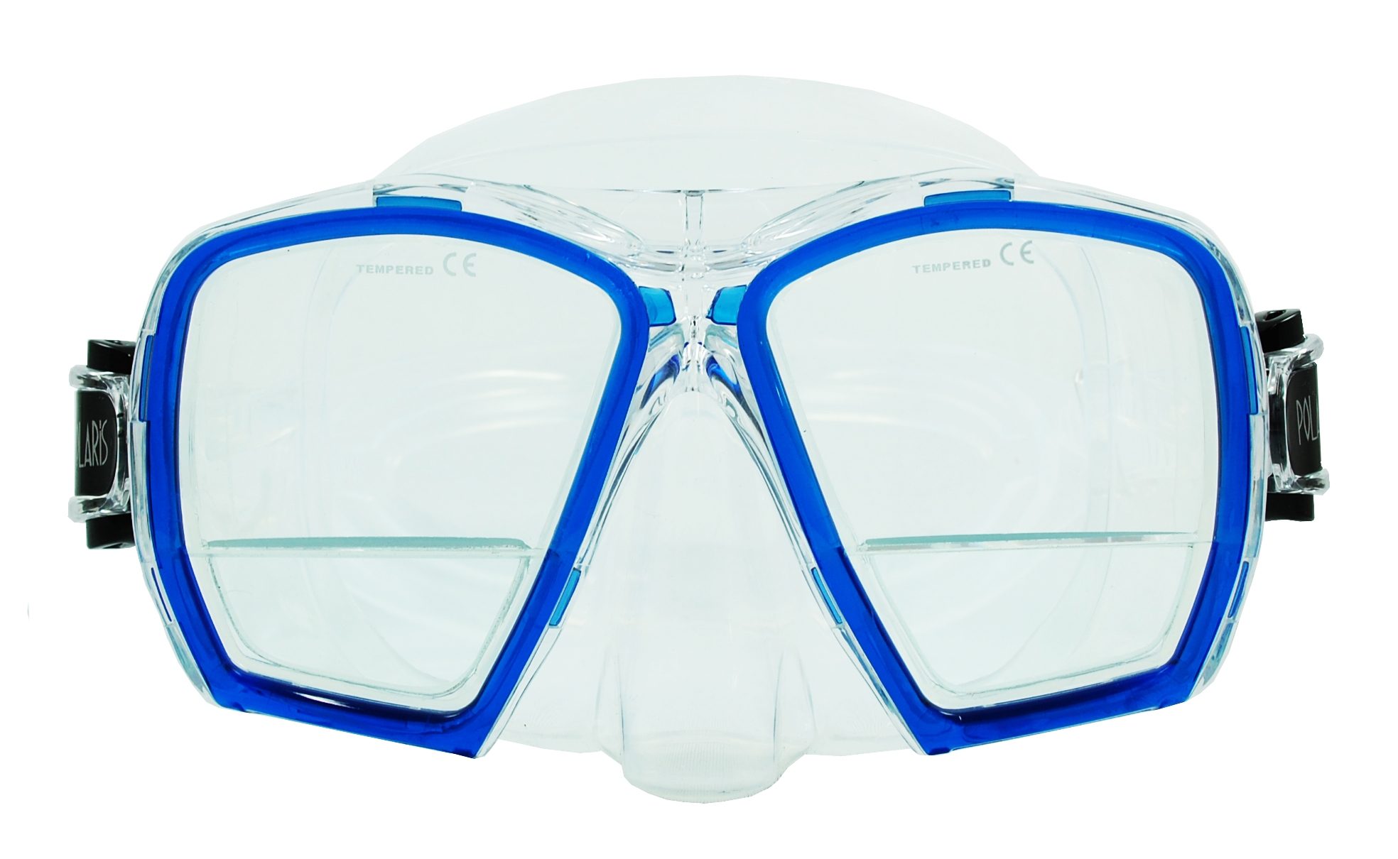 Polaris PLUS Tauchmaske mit integrierten +1.75 Dioptrien Gläsern
